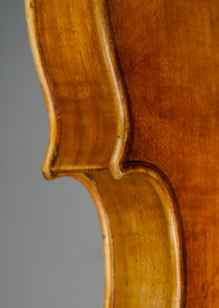 Small Violin Back Corner Detail